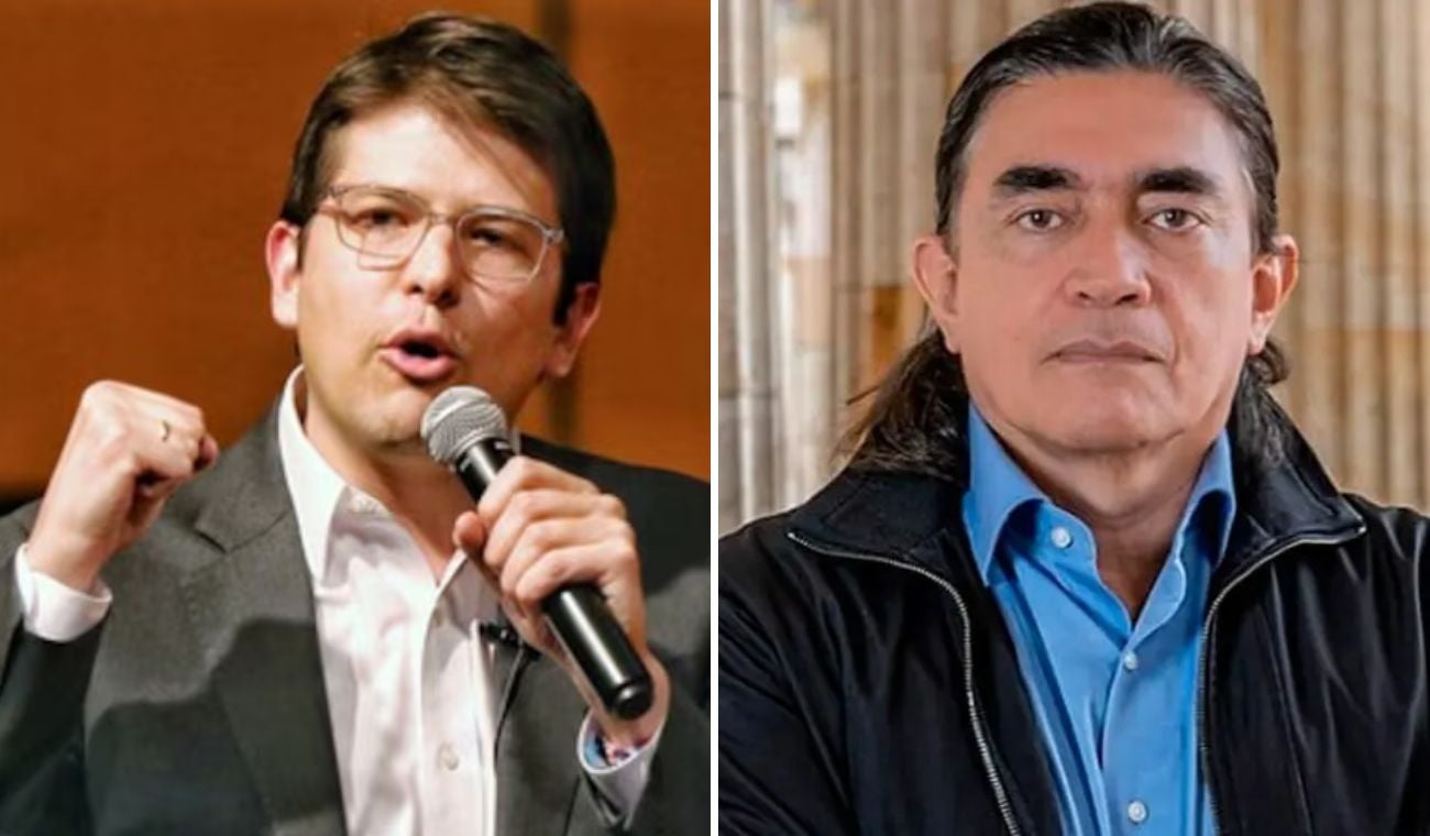 Miguel Uribe y Gustavo Bolívar