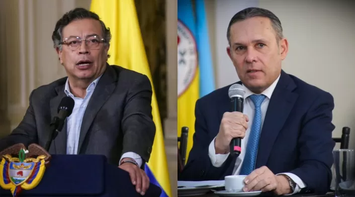 Gustavo Petro y Efraín Cepeda Gustavo Petro y Efraín Cepeda