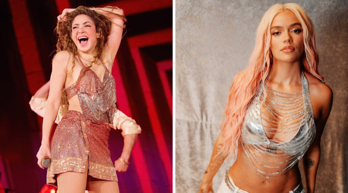 Shakira y Karol G Shakira y Karol G