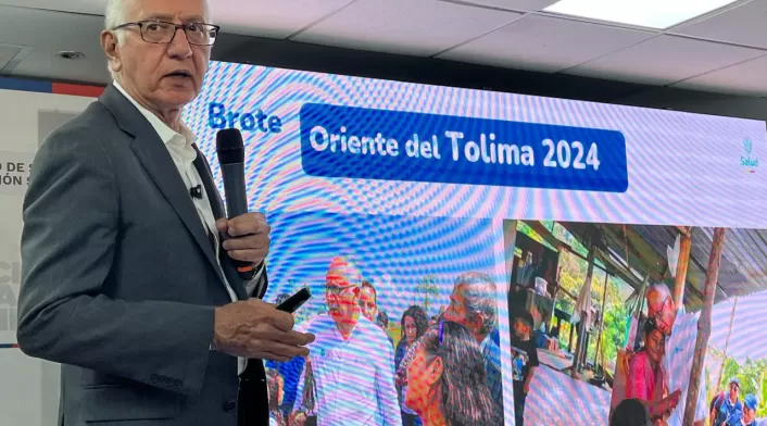 Ministro de salud, Guillermo Alfonso Jaramillo.