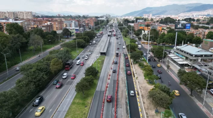 Autopista Norte en Bogotá
