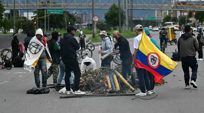 Bloqueos en Bogotá durante el paro nacional Bloqueos en Bogotá durante el paro nacional