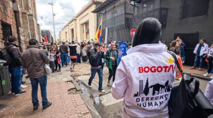 Manifestaciones en Bogotá Manifestaciones en Bogotá