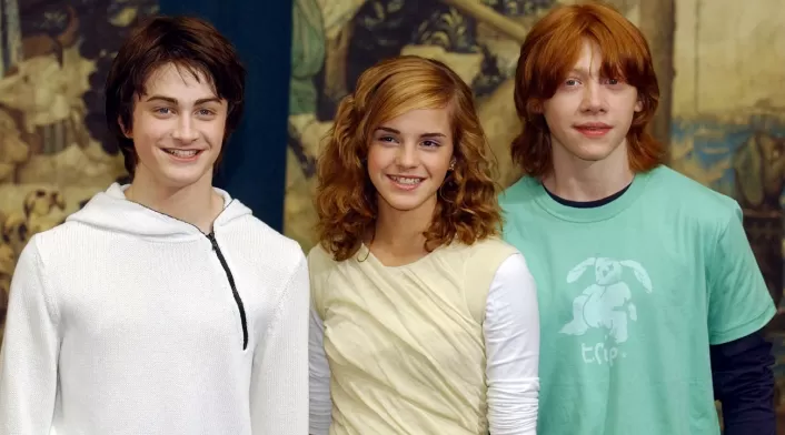 Dan Radcliffe, Emma Watson y Rupert Grint, protagonistas de películas de Harry Potter Dan Radcliffe, Emma Watson y Rupert Grint, protagonistas de películas de Harry Potter