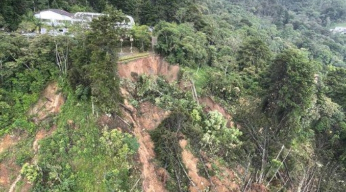 Deslizamiento de tierra en los Balsos