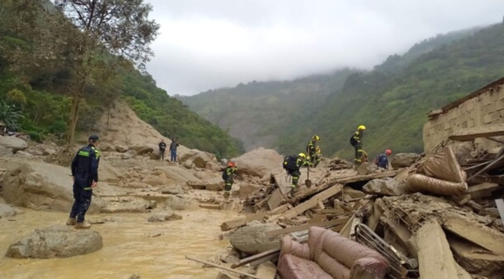 Desastre en Quetame por lluvias Desastre en Quetame por lluvias