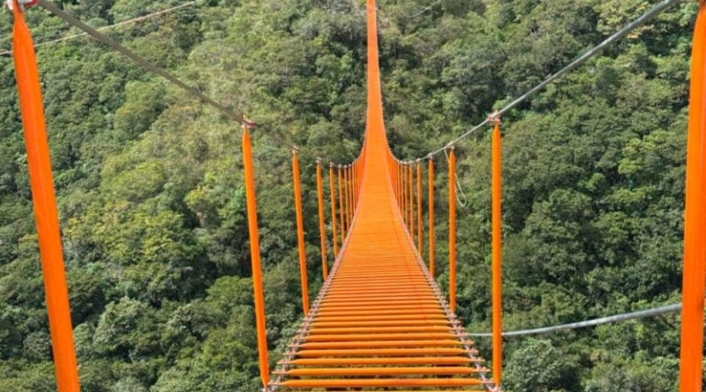 Escalera colgante más larga de Colombia Escalera colgante más larga de Colombia