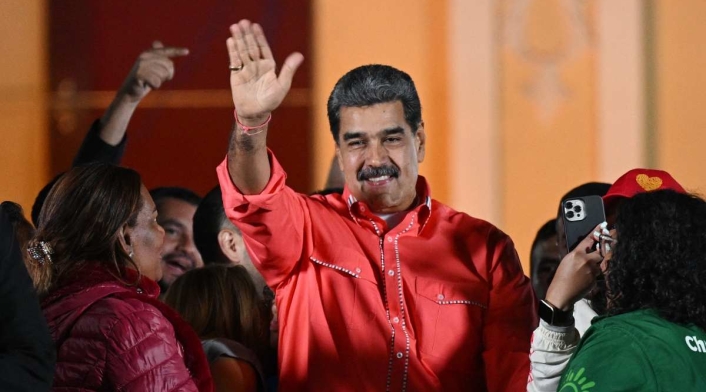 Nicolás Maduro celebra victoria en elecciones Nicolás Maduro