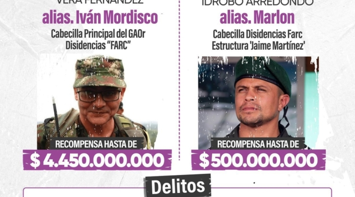 Recompensas por los más buscados Recompensas por los más buscados
