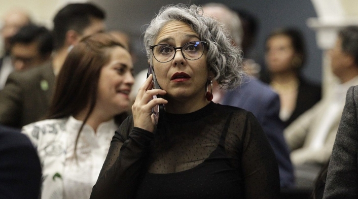 Senadora María José Pizarro, tras hundimiento de rebaja de salarios de congresistas Senadora María José Pizarro, tras hundimiento de rebaja de salarios de congresistas