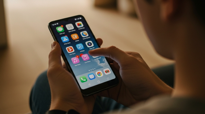 Teléfonos con apps Teléfonos con apps
