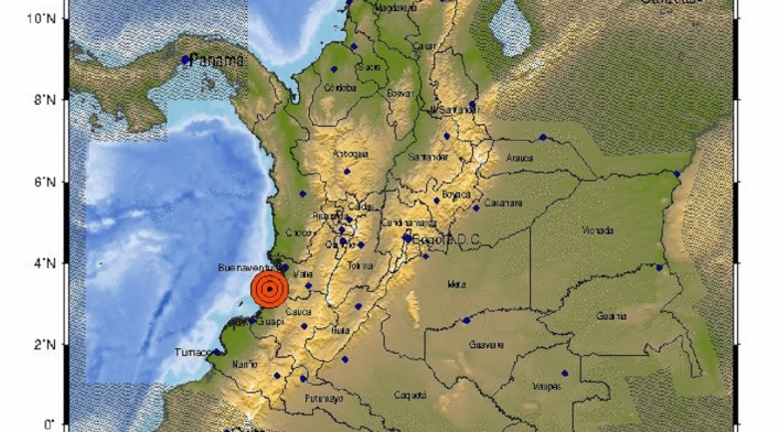 Temblor en Colombia el 22 de mayo de 2025 Temblor en Colombia el 22 de mayo de 2025