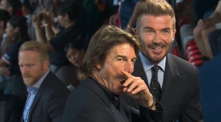 Tom Cruise y David Beckham causaron furor en la final de la Champions League 2025 Tom Cruise y David Beckham causaron furor en la final de la Champions League 2025