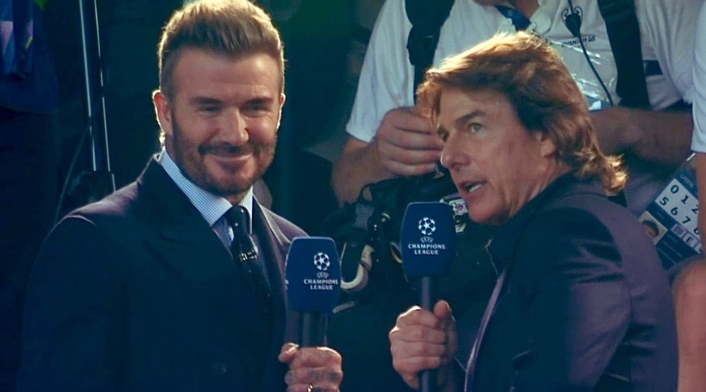 Tom Cruise y David Beckham causaron furor en la final de la Champions League 2025 Tom Cruise y David Beckham causaron furor en la final de la Champions League 2025