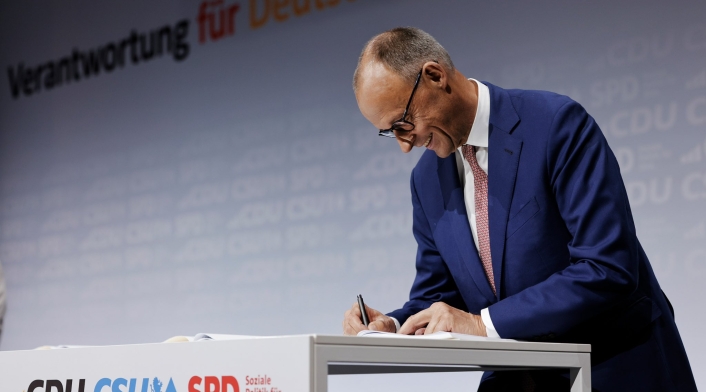El canciller federal alemán, Friedrich Merz
