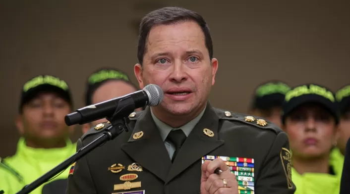 Director de la Policía Nacional, general Carlos Fernando Triana Director de la Policía Nacional, general Carlos Fernando Triana