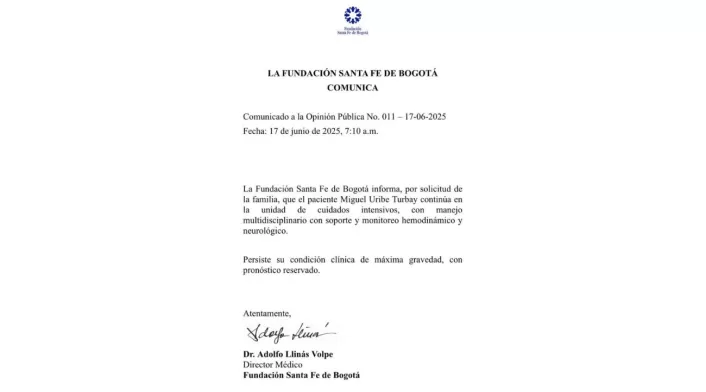 Parte médico miguel uribe Parte médico miguel uribe