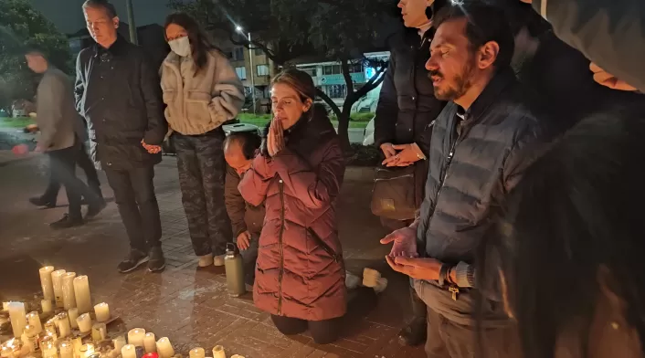 María Carolina Hoyos, hermana de Miguel Uribe Turbay