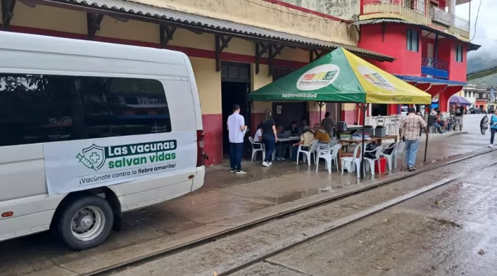 Vacunación fiebre amarilla en el departamento de Antioquia