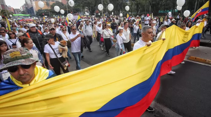 Marcha del Silencio en Bogotá