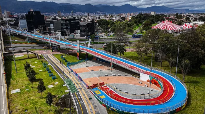 Ciclopuente en Engativá
