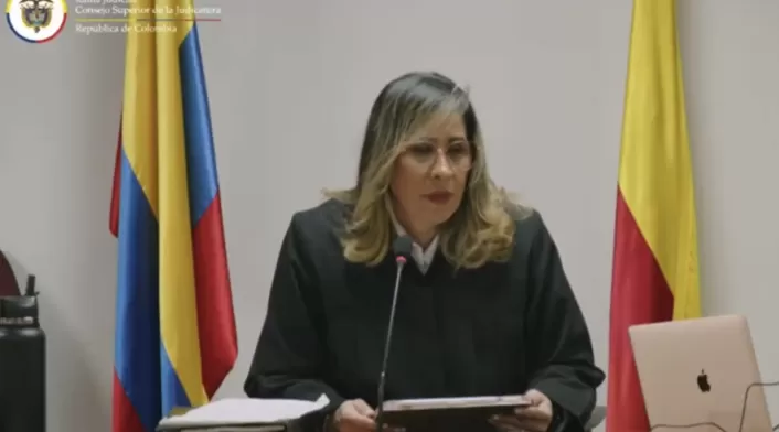 Juez penal 44, Sandra Liliana Heredia.