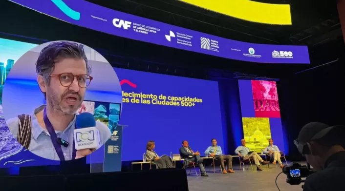 Viceministro de Relaciones Internacionales, Mauricio Jaramillo | Conferencia de la CAF | Santa Marta | Julio 2025
