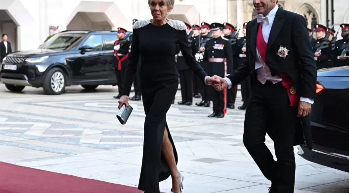 Emmanuel y Brigitte Macron