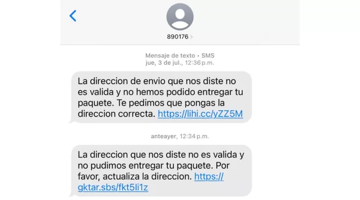 Así opera la nueva estafa por mensaje de texto que podría acabar en extorsión Así opera la nueva estafa por mensaje de texto que podría acabar en extorsión