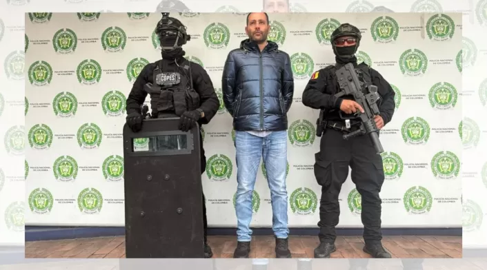 El detenido estaba en Colombia desde el 2023