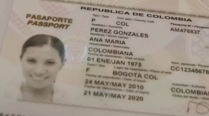 Colombia trámite pasaportes