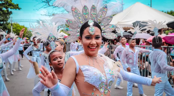 Desfile folclórico de la edición 65 de la Fuesta del Mar Desfile folclórico de la edición 65 de la Fuesta del Mar