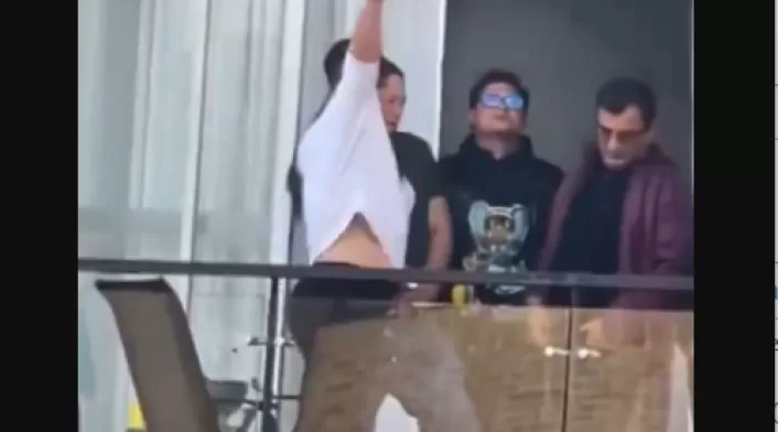 Paola Andrea Navia Valencia, la mujer que disparó al aire en el balcón de un apartamento en el norte de Bogotá