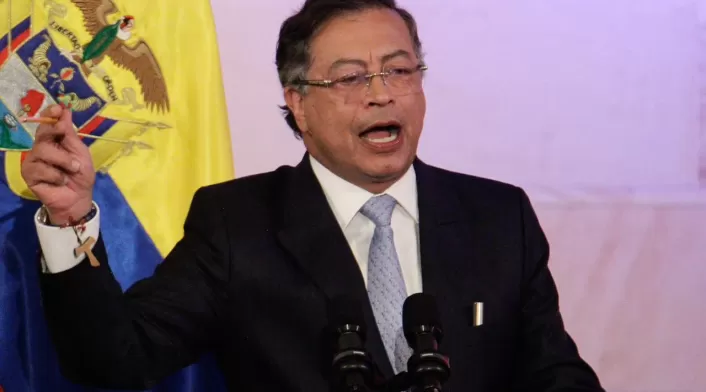 Presidente Gustavo Petro en la instalación del Congreso.