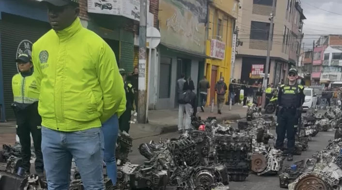 Motores identificados en el 7 de Agosto