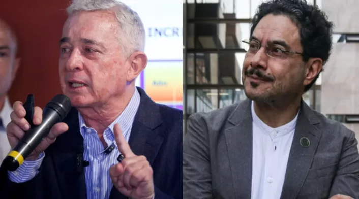 Iván Cepeda y Álvaro Uribe Iván Cepeda y Álvaro Uribe