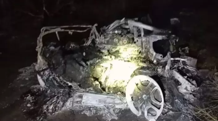 Lamborghini en el que viajaba Diogo Jota en su accidente