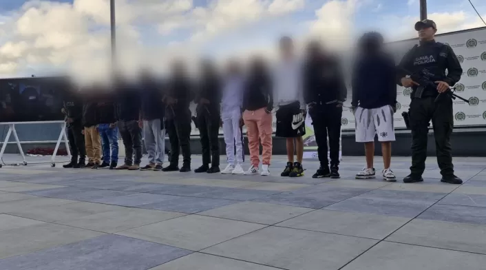 Golpe a la delincuencia en Bogotá Golpe a la delincuencia en Bogotá