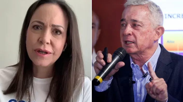 María Corina Machado expresa respaldo a Álvaro Uribe y advierte riesgos para Colombia María Corina Machado expresa respaldo a Álvaro Uribe y advierte riesgos para Colombia