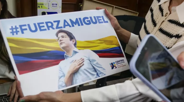Mensaje de apoyo a Miguel Uribe Mensaje de apoyo a Miguel Uribe