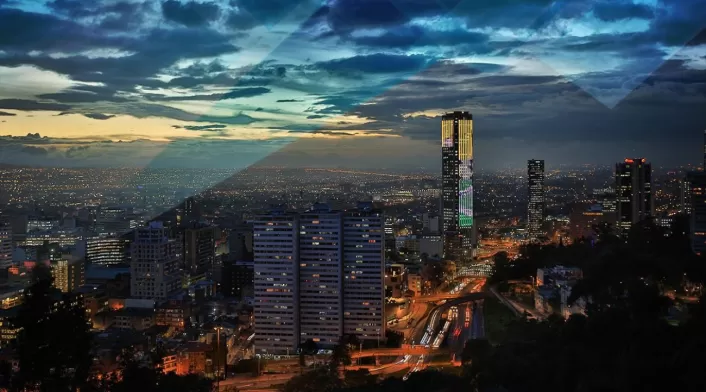 Bogotá, panorámica, atardecer Bogotá, panorámica, atardecer