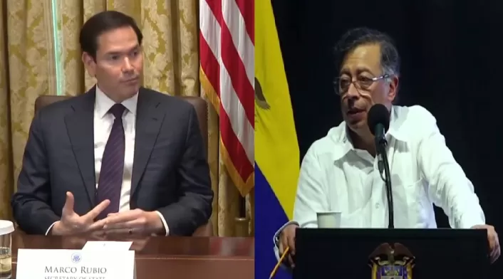 Presidente Petro y Secretario Rubio Presidente Petro y Secretario Rubio