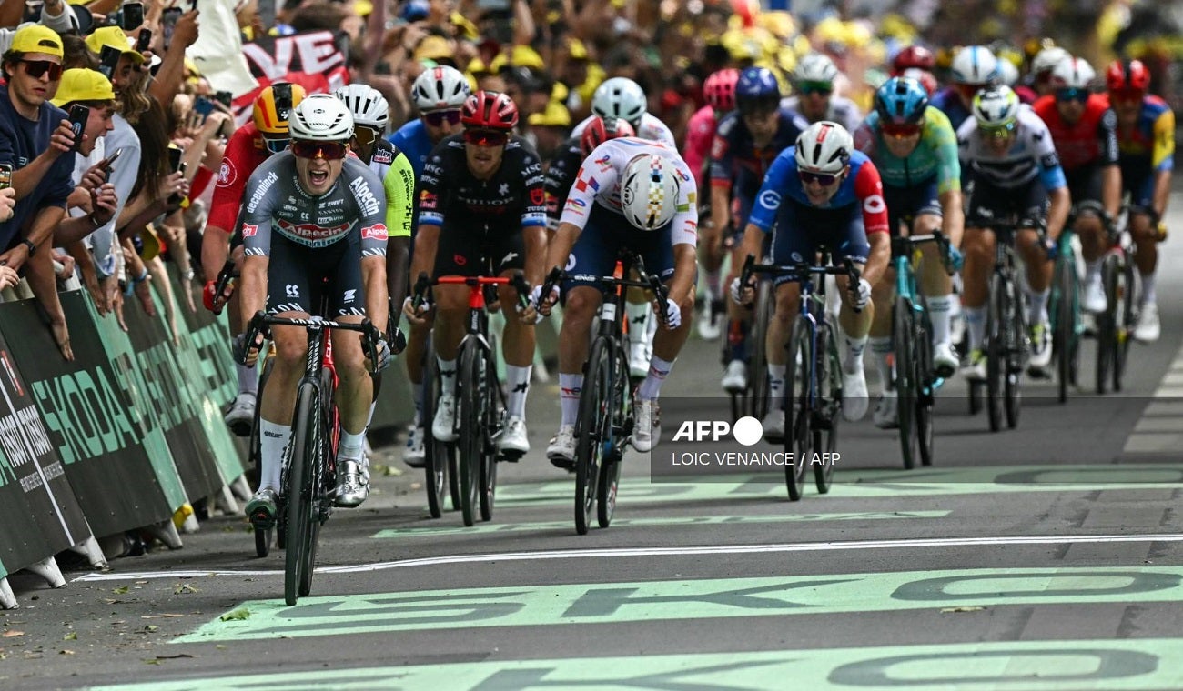Philipsen, en primera etapa del Tour de Francia 2025