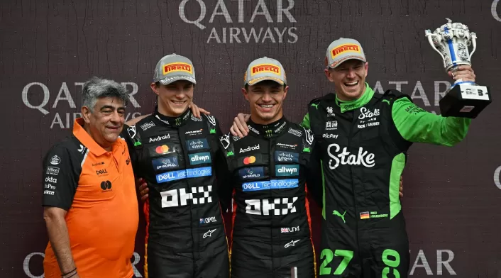 Podio del Gran Premio de Gran Bretaña 2025 de Fórmula 1 Podio del Gran Premio de Gran Bretaña 2025 de Fórmula 1