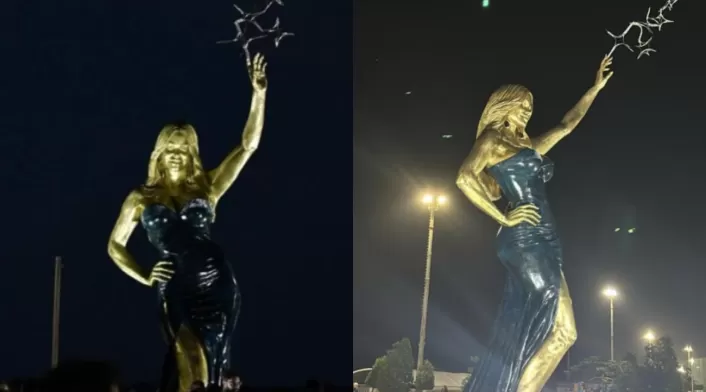 Estatua en Barranquilla en honor a Sofía Vergara por su influencia en los colombianos Estatua en Barranquilla en honor a Sofía Vergara por su influencia en los colombianos