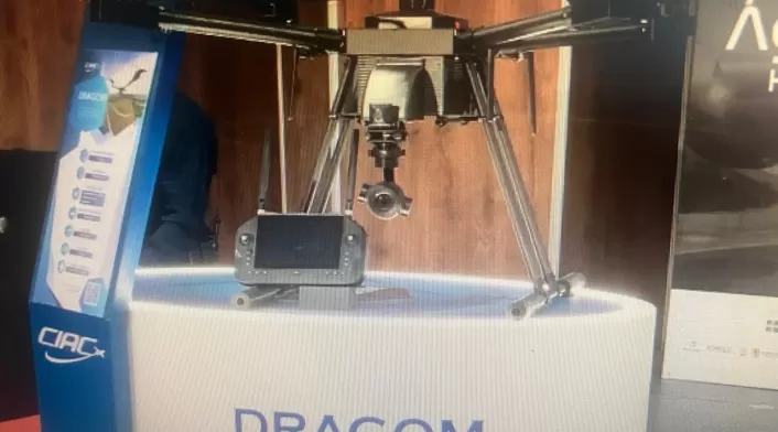 El dron fue fabricado en Colombia