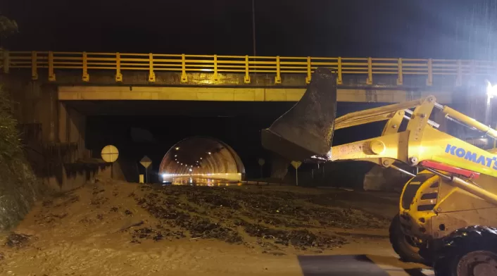 Foto: Por ahora, no hay una hora definida para la reapertura de este importante corredor vial.