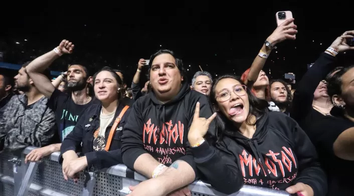 Publico del concierto de Molotov