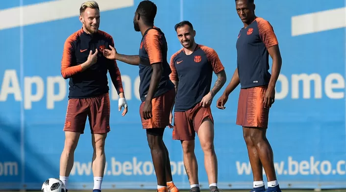 Yerry Mina en el FC Barcelona Yerry Mina en el FC Barcelona
