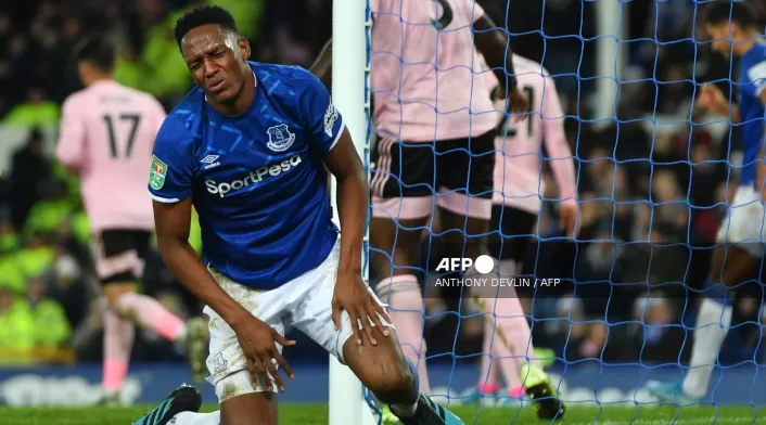 Yerry Mina en el Everton Yerry Mina en el Everton